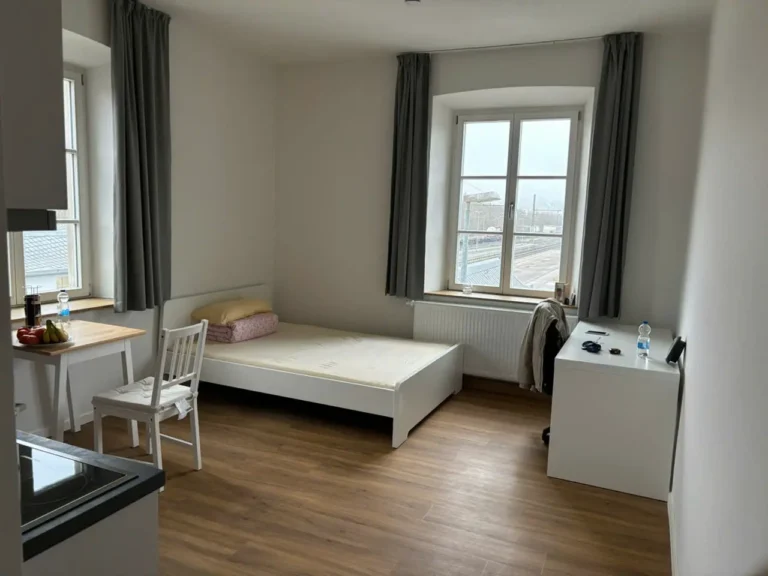 Wohnbeispiel einer neu eingerichteten Azubi-Wohnung