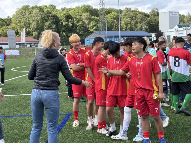 Team Vietnam beim Fußball-Cup 2026 in Thüringen